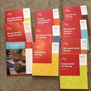 ATI Nursing Books Set